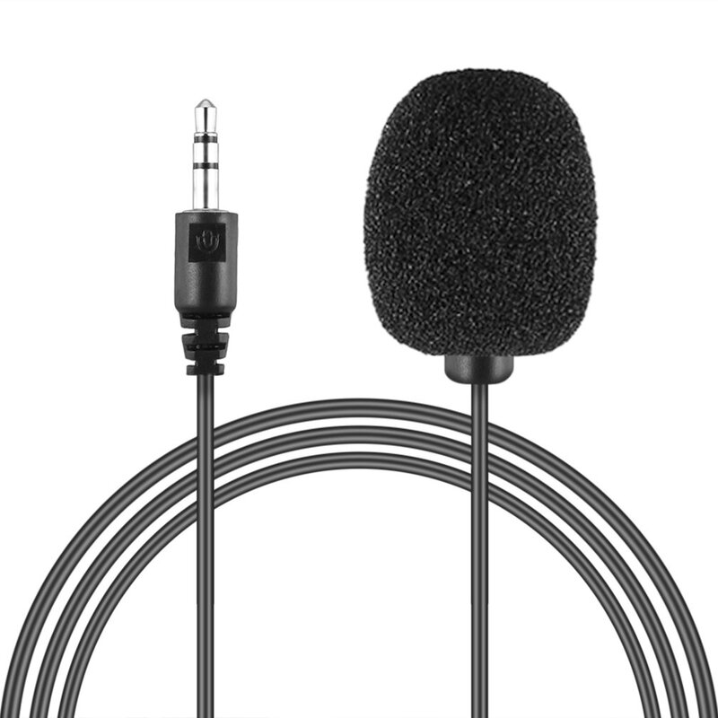 2020 Newest Portable External 3.5mm Hands-free Mini Wired Clip-on Lapel Lavalier Microphone For PC Laptop 3.5mm Externalx Hot