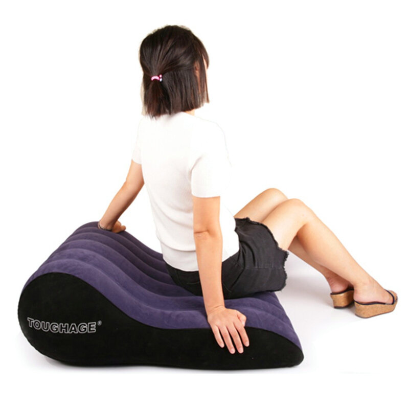 Almohada inflable para adultos, con forma cuadrada cojín de aire, ideal para sexo y posición de amor, muebles eróticos para parejas, sofá para juegos y cama