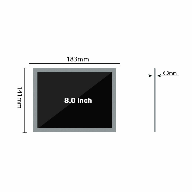 Original 8 Inch LVDS LCD screen CLAA080MB0DCW  Resolution 800*600 Brightness 250 Contrast 500:1