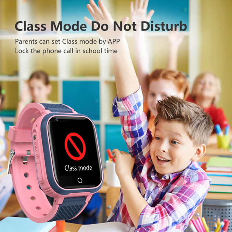 4G smartwatch per bambini supporto ebraico WhatsApp posizione GPS videochiamata impermeabile SOS Tracking orologio Smart Phone per bambini LT21