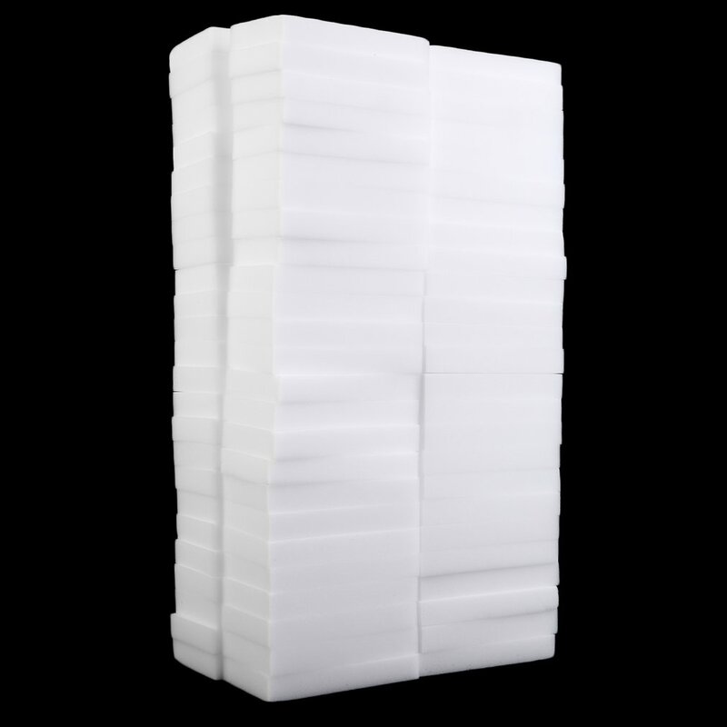100 stücke Weiß Multi-funktionale Magie Schwamm Radiergummi Reiniger 100x60x20mm
