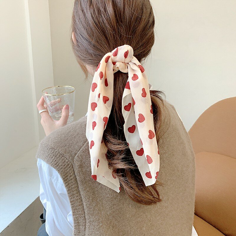 Hairband de seda longa fita de seda hairband bandagem de cabelo de fadas mori estilo de cabelo
