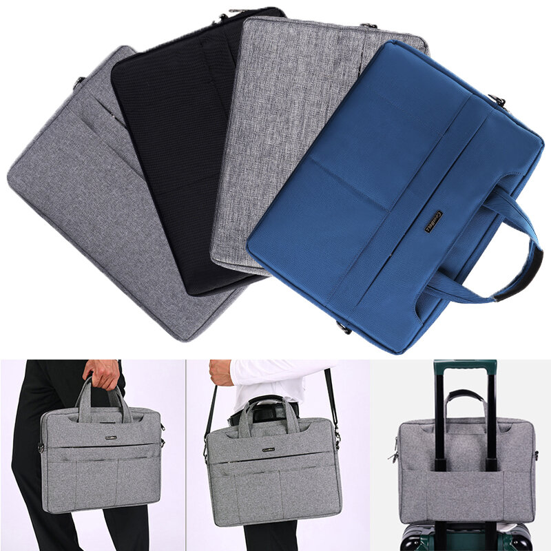 Conjunto de bolsos de mano para hombre bolsa de hombro de negocios 