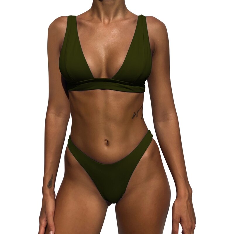 Sexy Women Summer Bikini Set Bra e Suit Swimsuit Bathing Suit Swimming Suit Swimwear