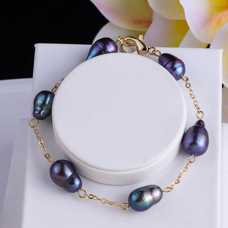 Cring Coco-Conjuntos de joyas de perlas de agua dulce para mujer, conjunto de joyería Polinesia hawaiana, pendientes de perlas naturales, collares