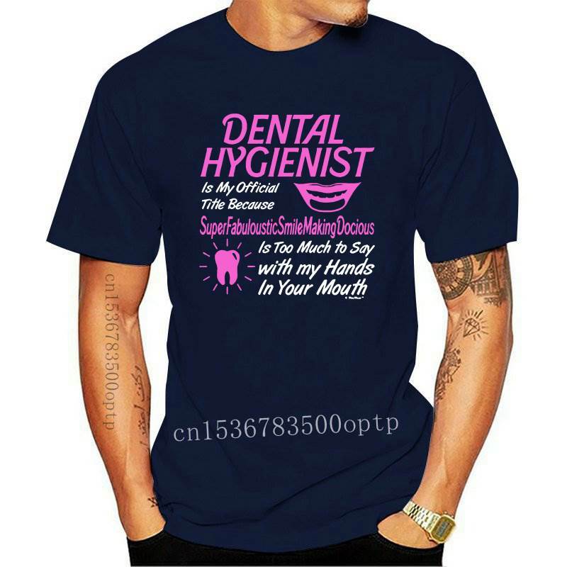 Новая Стоматологическая гигиеническая Женская модная смешная футболка My Title