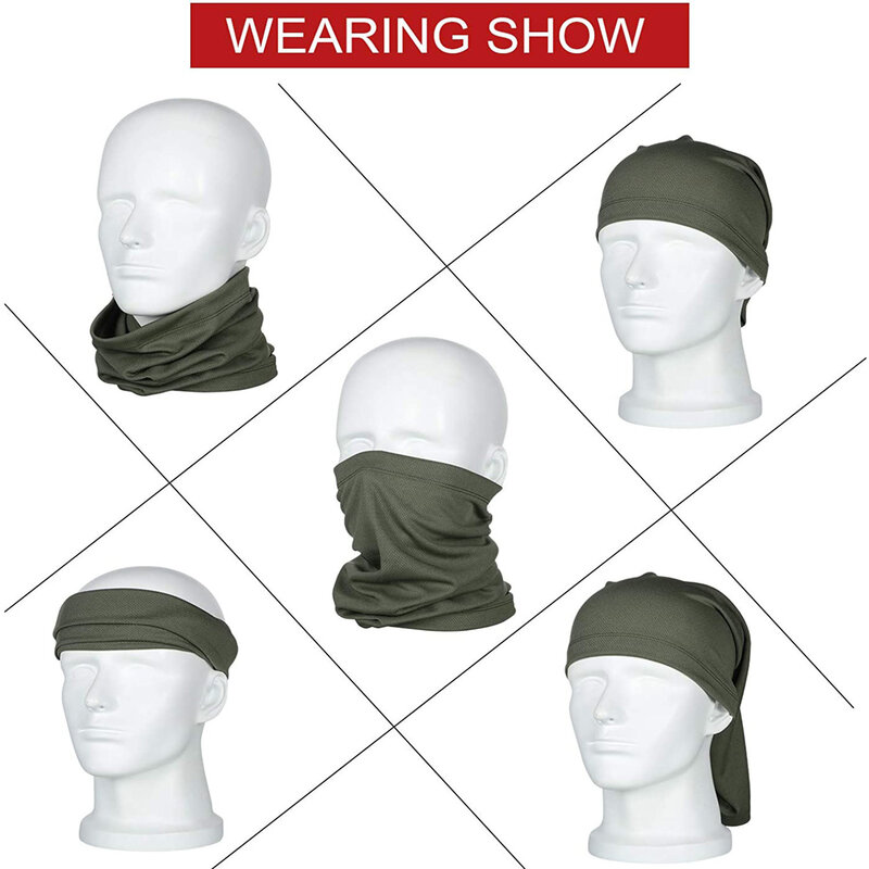 Longkeeper Multifunction Beanies Cap Scarf Men Women Sport Headscarf Hats Elastic Beanie Hat Breathable Soft Casual Cotton Caps