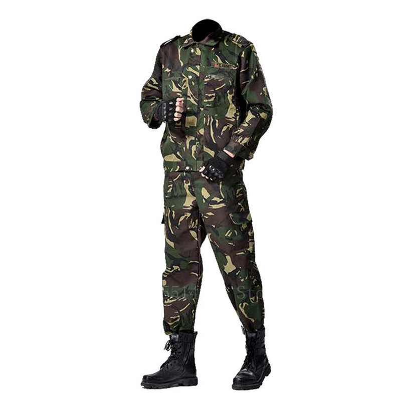 Militaire Uniform Camouflage Tactische Kleding Mannen Special Forces Airsoft Soldier Training Combat Kleding Jas Broek Set