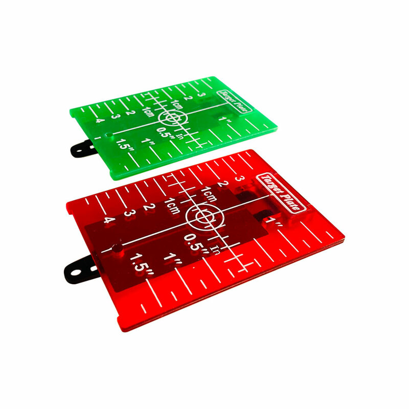 GRT 1 Pcs นิ้ว/ซม.เลเซอร์การ์ดเป้าหมายแผ่น11.5ซม.X 7.4ซม.สำหรับสีเขียว/สีแดงเลเซอร์ระดับสามารถแขวนผนั...