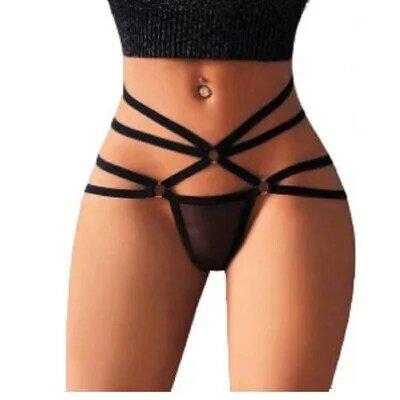 2020 Vrouw Sexy Slipje Hoge Taille Lingerie Transparante Ondergoed Nylon Slips Volwassen Vrouwen Erotische Plus Size Katoen Thongs Femme
