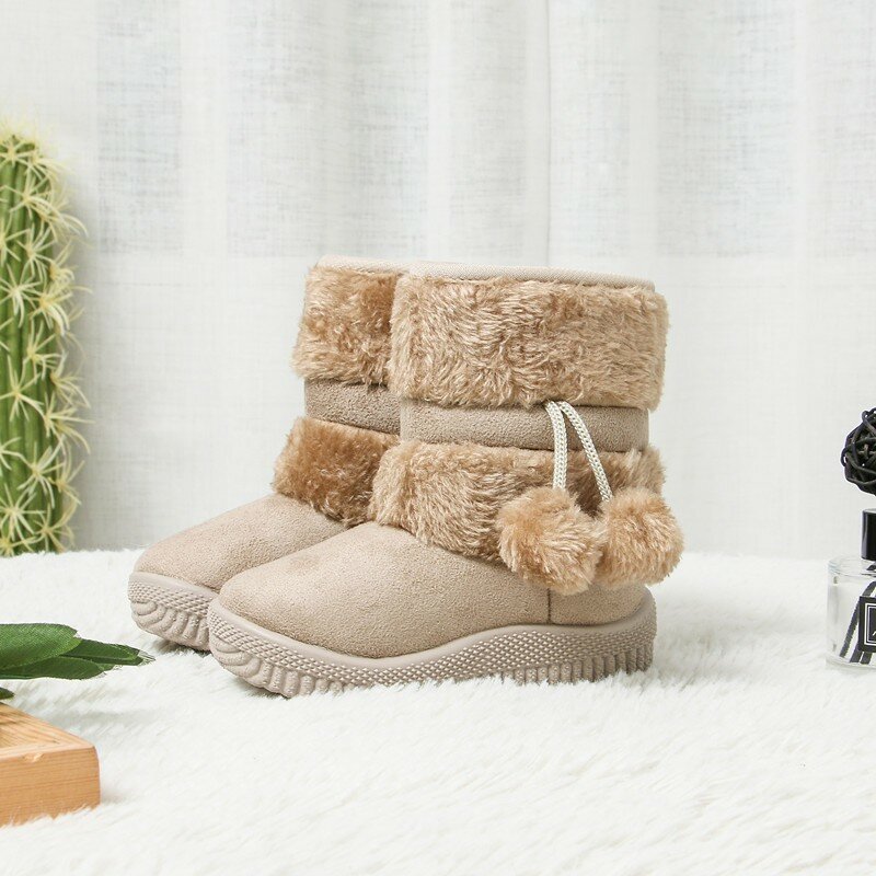 Novo crianças botas para meninas da criança sapatos 2020 inverno pelúcia quente crianças botas bota infantil couro do plutônio botas de neve do bebê para meninos