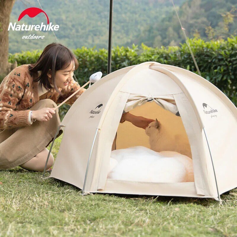 Naturehike Huisdier Tent Opvouwbaar Huisdier Huis Outdoor Indoor Draagbare Kat Nest Outdoor Waterdicht Huisdier Huis Huisdier Kat Hond Camping Tent Benodigdheden Kat Bed Puppy Huis