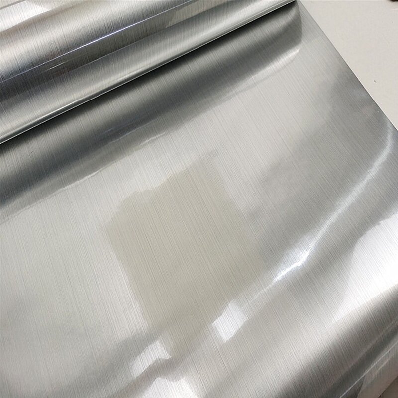 60cm larghezza 4 metri adesivo lungo striscia autoadesiva colore argento