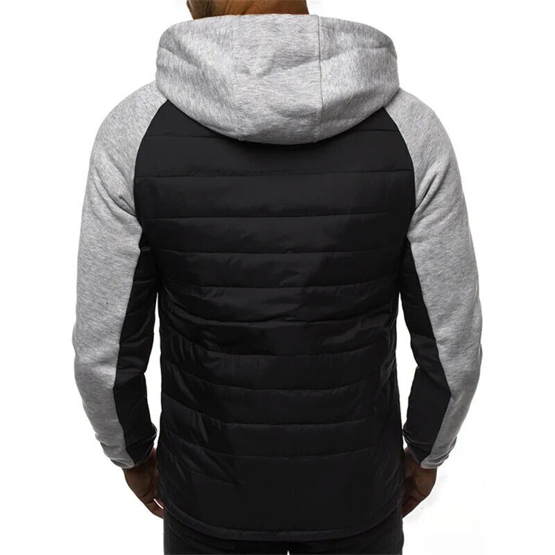 Veste à capuche avec fermeture éclair pour homme, manteau de sport ample, pull, nouvelle collection automne et hiver 2021