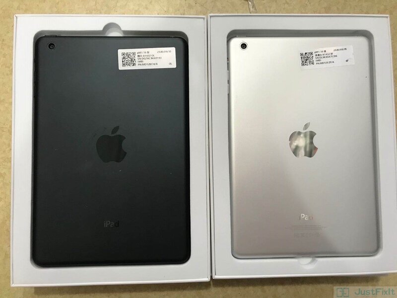 Reacondicionamiento Original de Apple IPad Mini, 2 de ipad mini 7,9 pulgadas, 2012, 16Gb, color negro plateado, alrededor de 80%