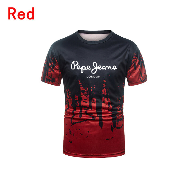 Men's Pepe Print T-shirts Summer Casual Camouflage O-Neck Tee Youth Jersey Short Sleeve Sport Gym Tops Oversized Shirt