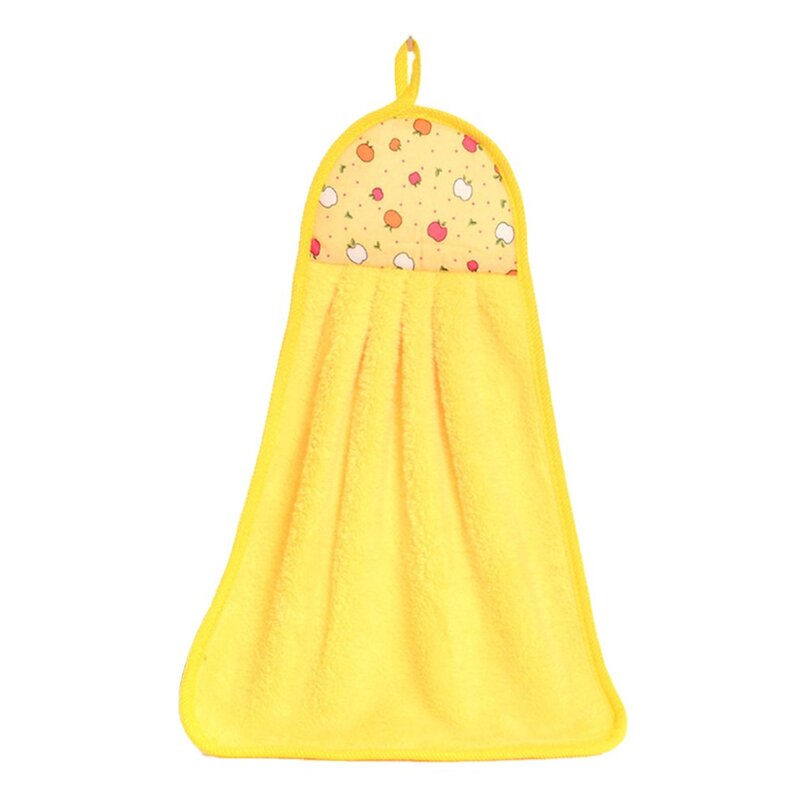 Haak Coral Fleece Handdoek Mode Comfortabele Zachte Opknoping Handdoek Sterk Absorberende Handdoek Keuken Handdoeken
