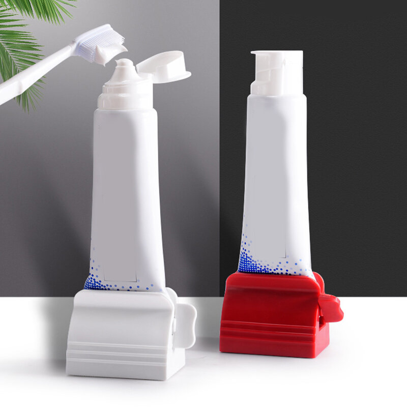 Acessórios do banheiro dispositivo de creme dental multifuncional dispensador limpador facial clipes manual preguiçoso tubo squeezer imprensa