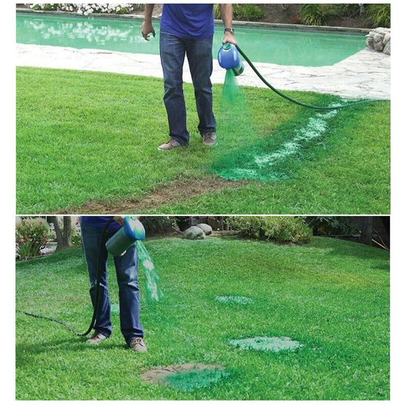 Seed Sprinkler With Growth-boosting Liquid Lawn Grass Seed Sprayer Plastic Watering Can Fast Easy Sprayers Ink Drop Shipping