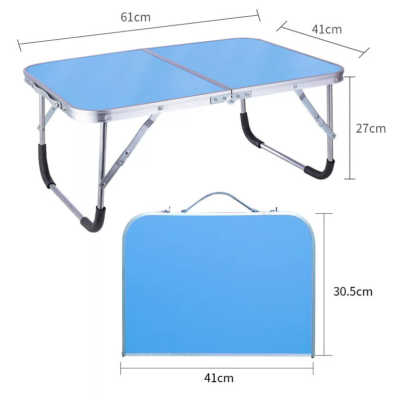 CN Folding  Adjustable Portable Laptop Table Stand Computer Reading Desk Bed Tray For bed