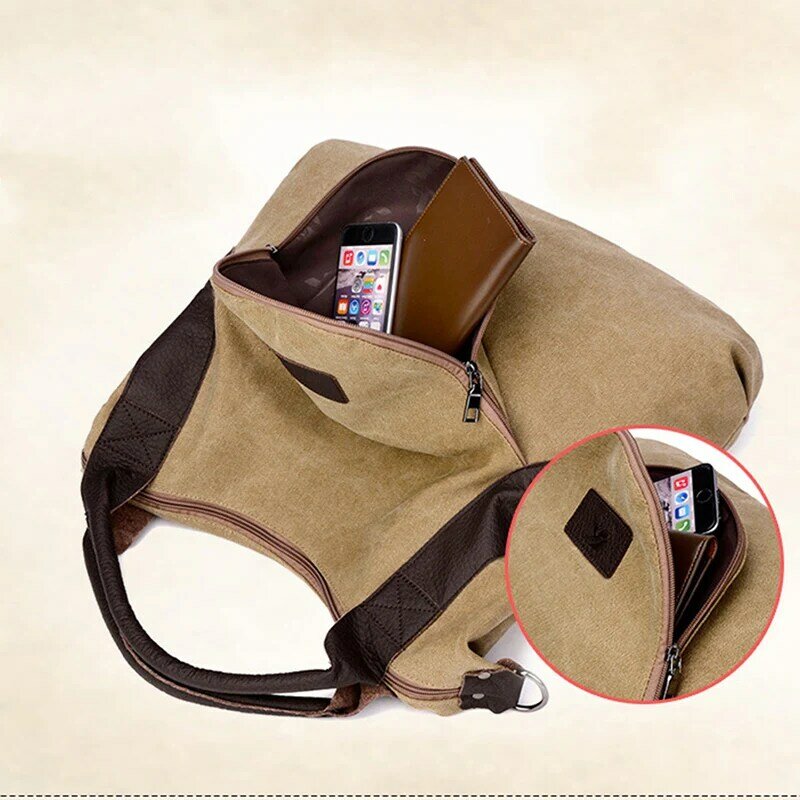 2021 브랜드 대형 포켓 캐주얼 토트 여성용 핸드백 숄더 핸드백 캔버스 용량 가방 여성 메신저 가방 여성 가방