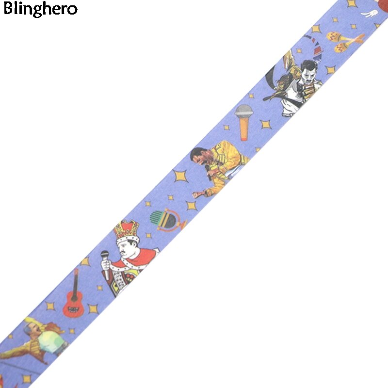 Blinghero Freddy Mercury 15mm X 5m Washi grifo genial cinta adhesiva adhesivo cintas decorativa cintas personalizado etiqueta BH0018