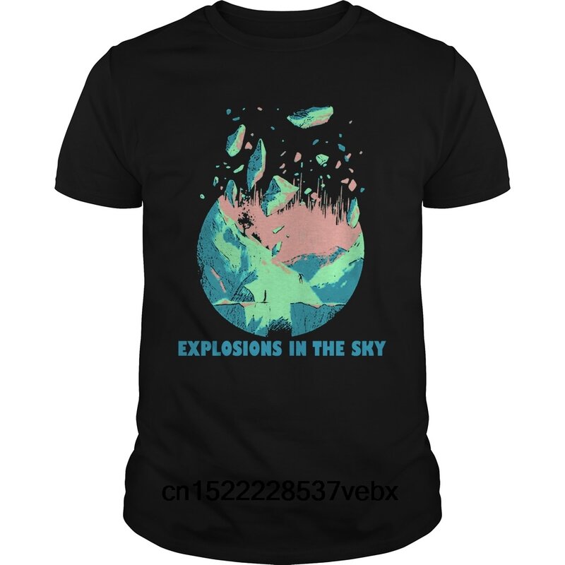 ชายตลก T เสื้อผู้หญิงใหม่ Tshirt Explosions In The Sky Band Cool เสื้อยืด
