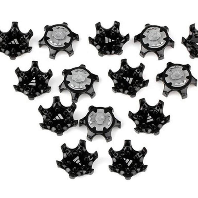 30Pcs Golf Shoe Spikes Removal Tool Black Clamp Cleats Studs Replacement Plastic Comfort Durability with Removal Tool