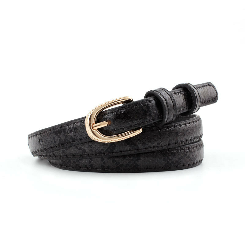 JIFANPAUL Women's buckle belt fashion dress belt decoration jeans belt elegant decoration belts for women snake free shipping