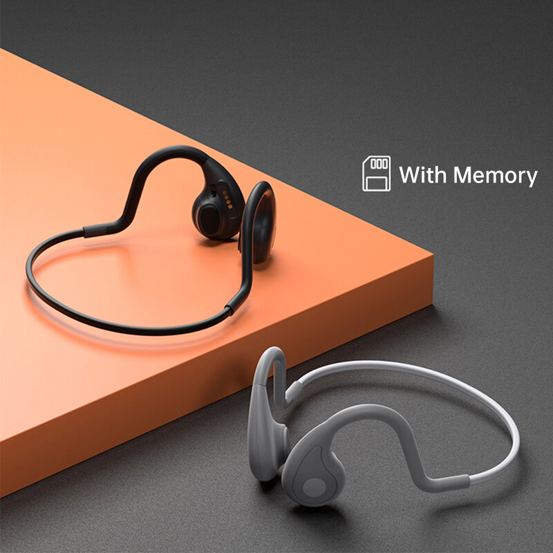 Untuk Xiaomi Sony Earphone Nirkabel Headphone Bluetooth 5.0 Konduksi Tulang Headset Tahan Air MP3 IP66 Stereo Olahraga Bebas Genggam