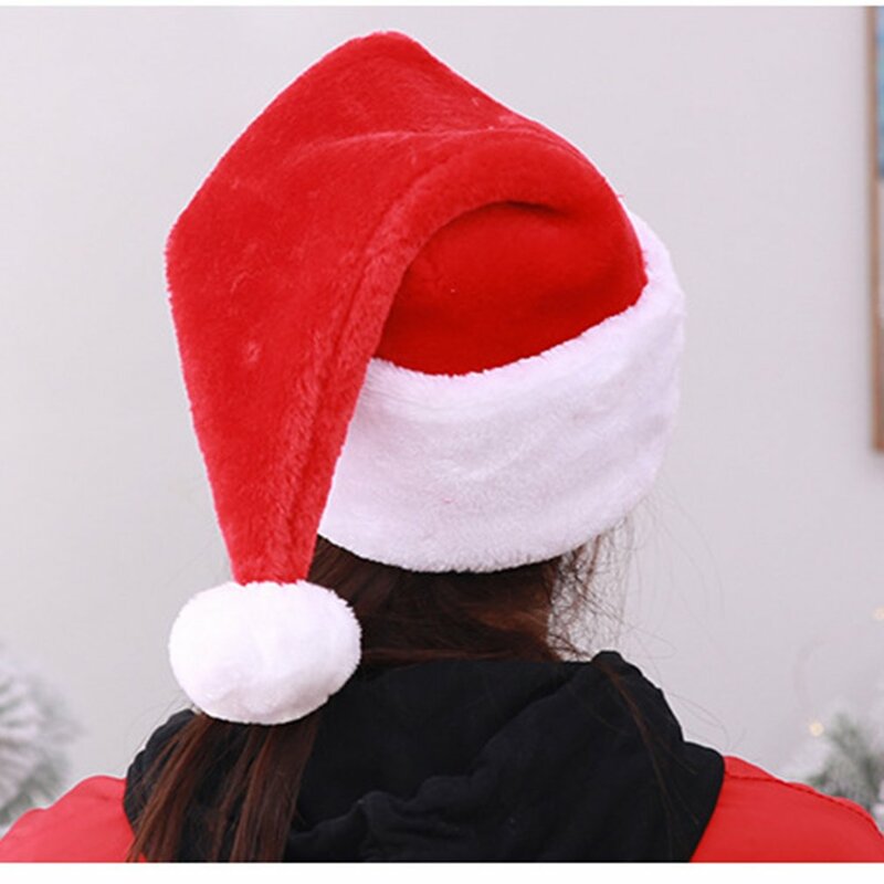 Short Plush Christmas Hat Mall Home Christmas Supplies Christmas Tree Decoration Pendant Professional