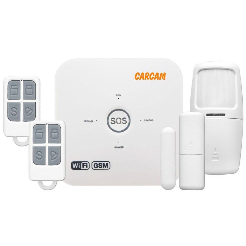 Wifi/gsm alarme carcam gsm alarme kit 433 mhz