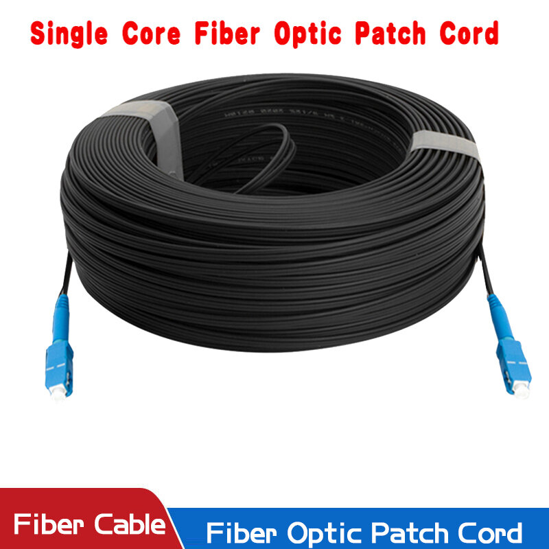 Cable de caída de fibra óptica para interior, Cable de parche de fibra óptica simple de modo único