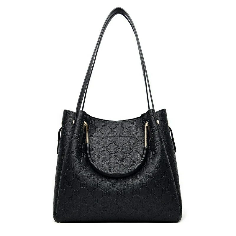 YILIAN Women&#39;s handbag new fashion soft leather middle-aged woman shoulder bag mother cross-body bag delivery bag