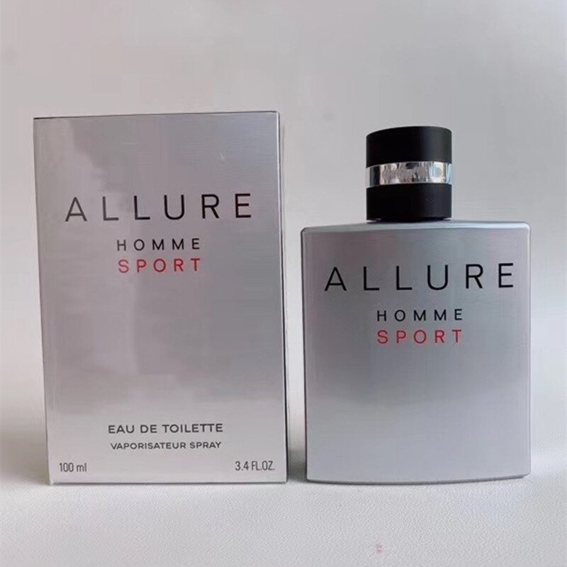 Parfume สำหรับชาย Allure Homme Sport ยาวนานสเปรย์ Original Parfum สุภาพบุรุษ Atomizer น้ำหอม