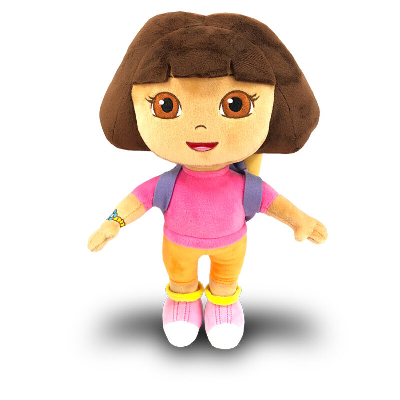 Dora the Explorer Plush Doll School Backpack Boots Swiper Soft Plush Doll Toys Rescue Bag with Map Stars Christmas Gift for Kids
