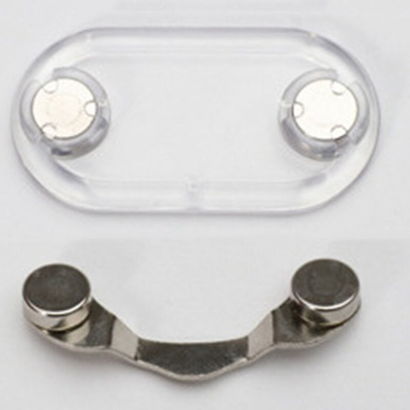 Magnetyczny uchwyt do okularów przypinane broszki moda wielofunkcyjny przenośny klips do ubrań klamra wymienny pokrowiec na karty słuchawkowe