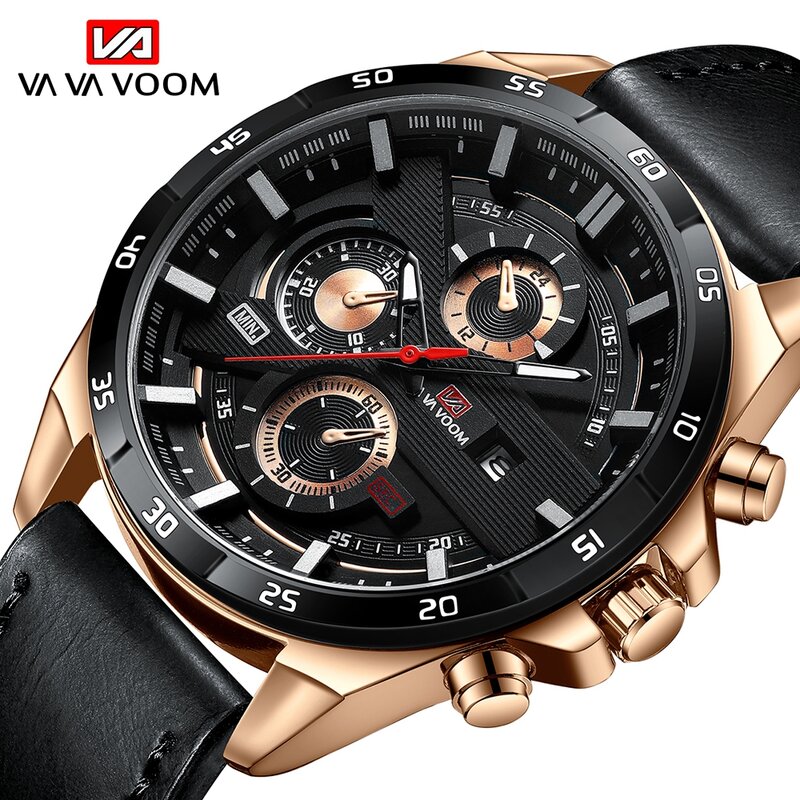 トップブランドの高級メンズ腕時計防水レザーバンドクォーツアナログ腕時計ミリタリーメンズ腕時計男性時計レロジオmasculino