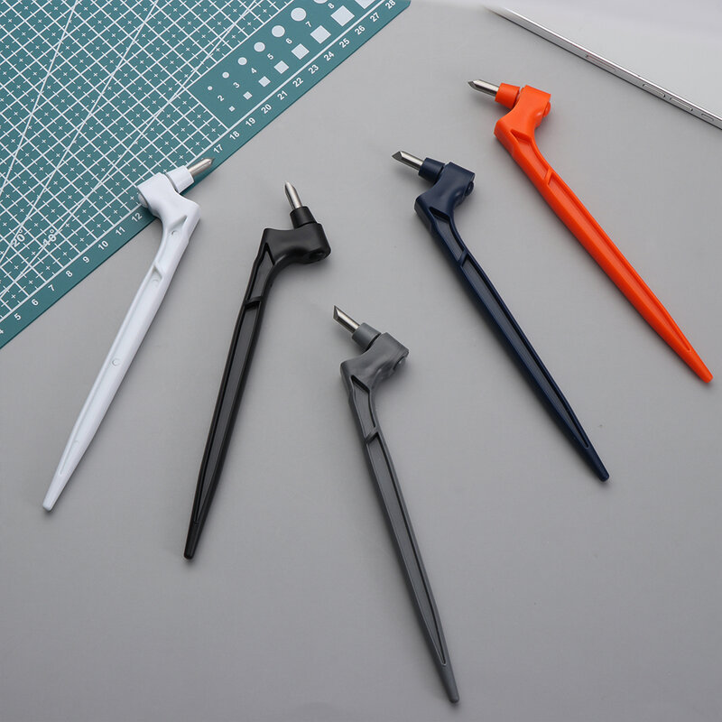 17ซม.หัตถกรรมตัดเครื่องมือ + 360องศาหมุนใบมีดสแตนเลสเครื่องตัดกระดาษ Art แกะสลัก Crafting Slice scrapbooking Stencil