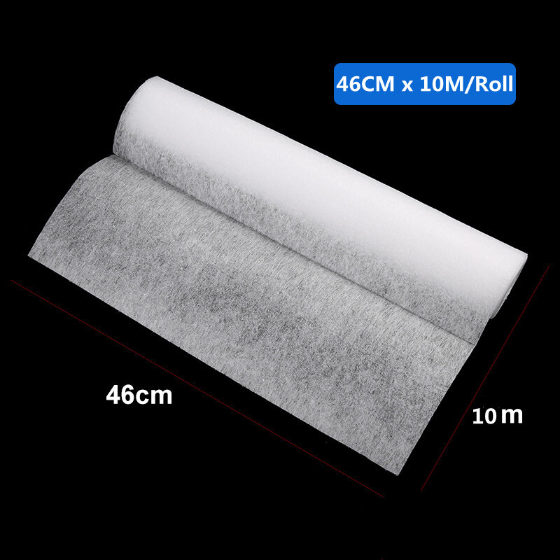 46Cm X 10M กรองน้ำมันครัวกระดาษไม่ทอกระดาษดูดซับน้ำมันป้องกันตัวกรองฝ้าย Rang Hood extractor พัดลมป้องกัน
