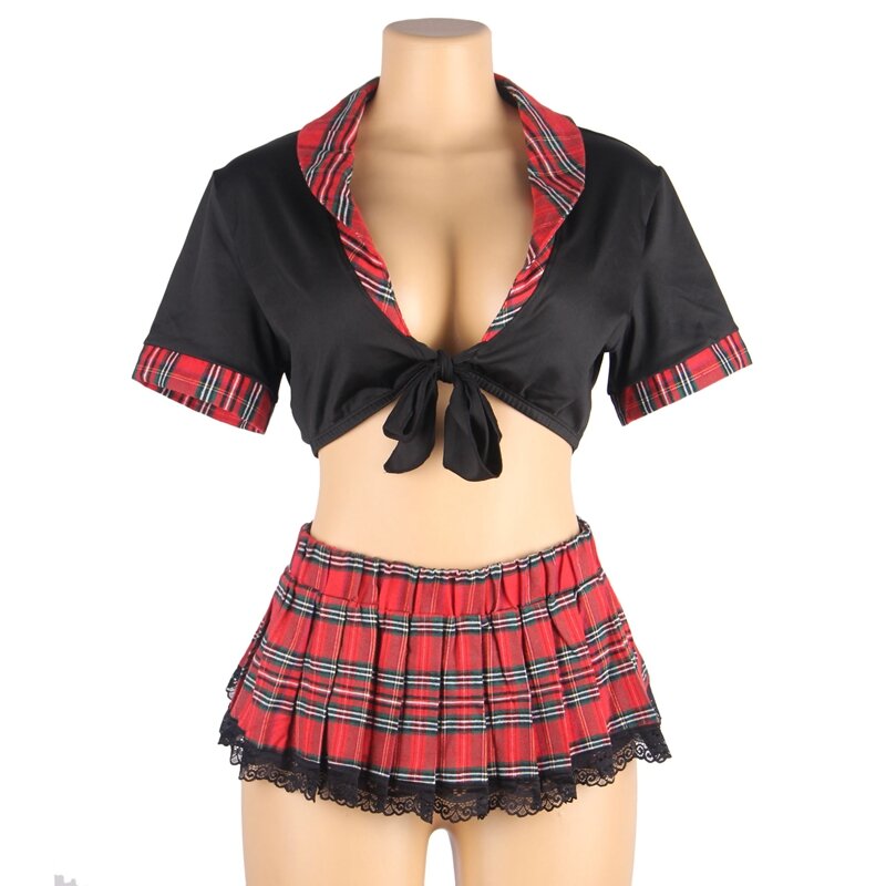 Student Uniform Sexy Japanese Korean Version JK Suit Girls Cosplay School Uniform Plus Size Mini Pleated Skirt Clubwear