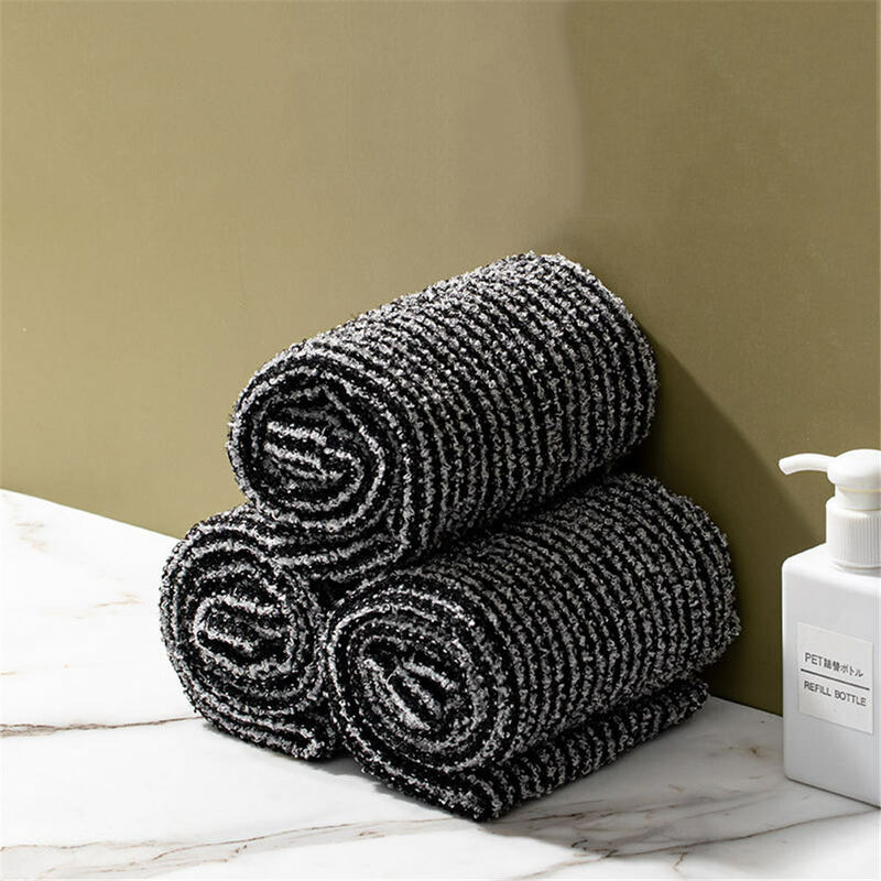Nova toalha de banho longa tira esfregando para trás esfregando as cinzas de lama não dói esfregando toalha de banho de volta artefato