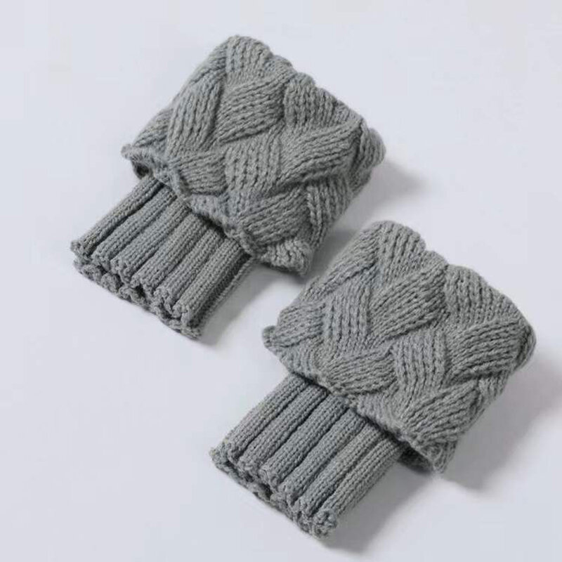 Frauen Herbst Und Winter Gestrickte Socken Warme Bein Wärmer