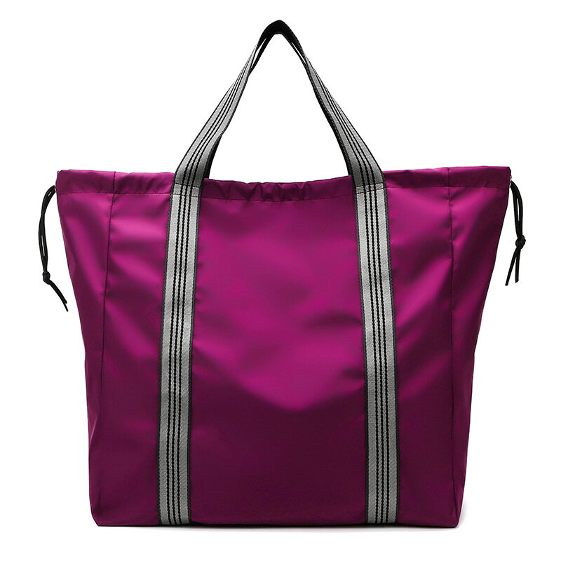 Вместительная дорожная сумка для женщин, большая сумка на плечо, сумка для выходных, вещевая сумка, повседневный спортивный мешок для спорт...