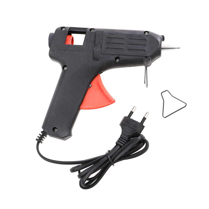1pc 40W Hot Melt Glue Gun Heater Trigger Electric Heating Repair Tool EU Plug Applicable Glue Stick Diameter: 11 Mm Wholesale