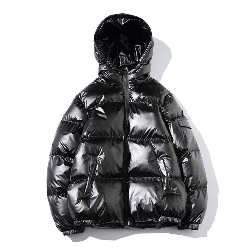 Piumino invernale da uomo cappotto neutro ultraleggero caldo spesso giacche da donna colletto staccabile capispalla con cappuccio top