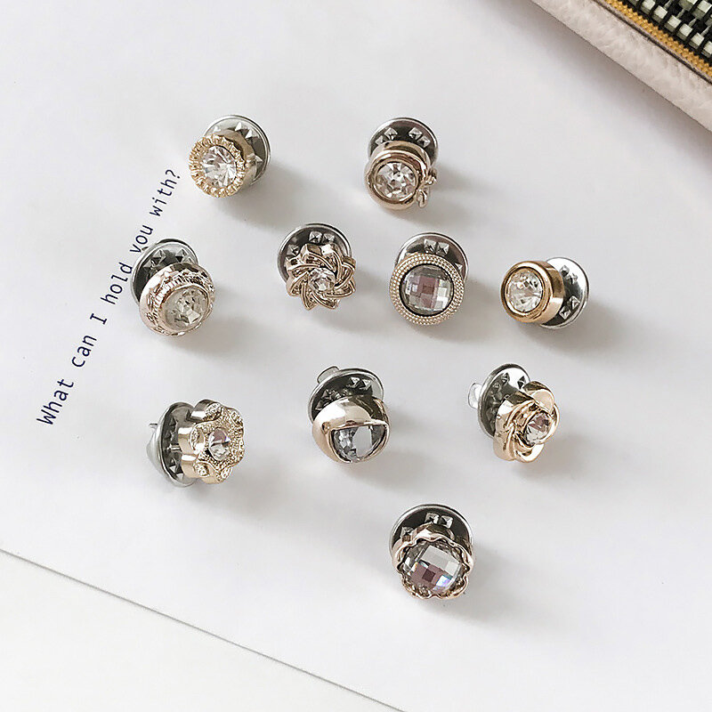 10 pezzi prevenire i pulsanti dell'esposizione accidentali spilla pin Badge negozio NYZ
