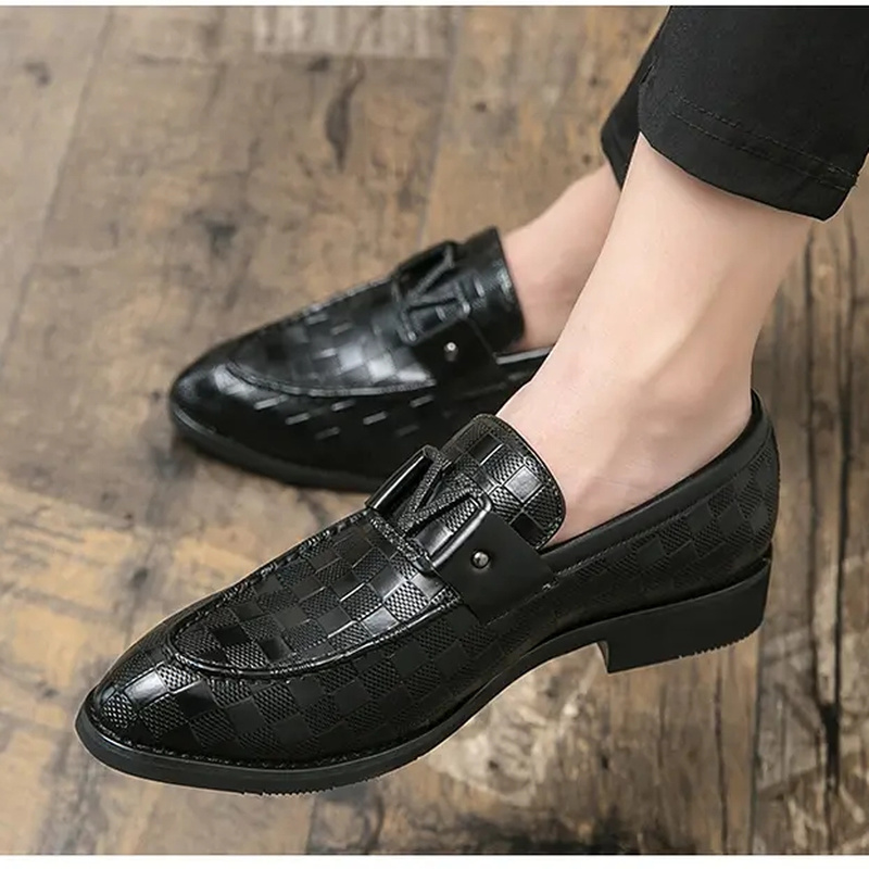 Туфли Le Fu из искусственной кожи с острым носком, черные, коричневые туфли на плоской подошве, модные удобные классические туфли на весну и ос...