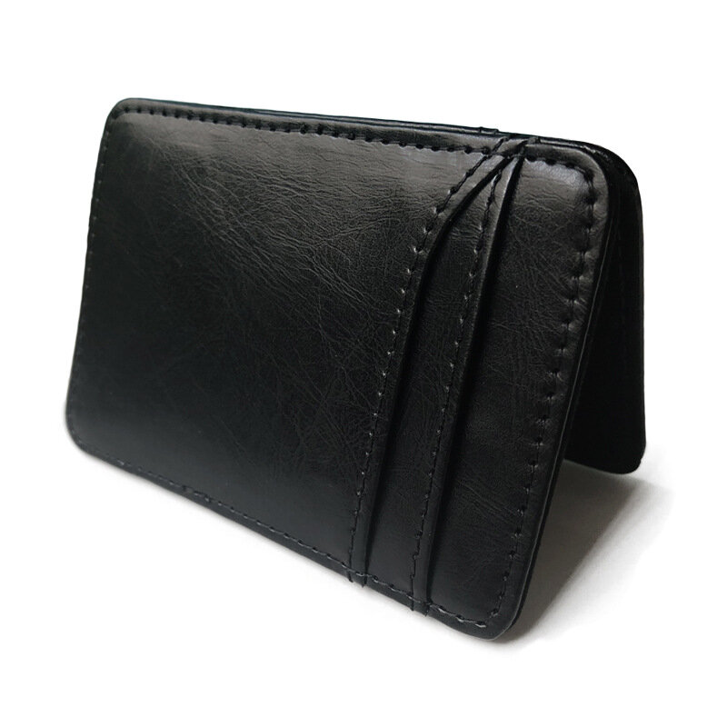 Portamonete Vintage Bifold Slim fermasoldi portamonete in pelle Pu borsa magica portafoglio da uomo retrò porta carte di credito