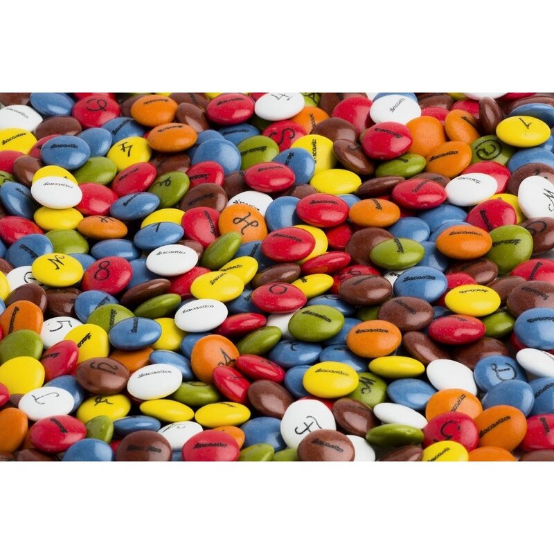 Lacasitos torba 325 gramów mleko czekoladowe grageas pokryte kolorowym cukrem